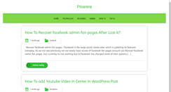 Desktop Screenshot of prioarena.com